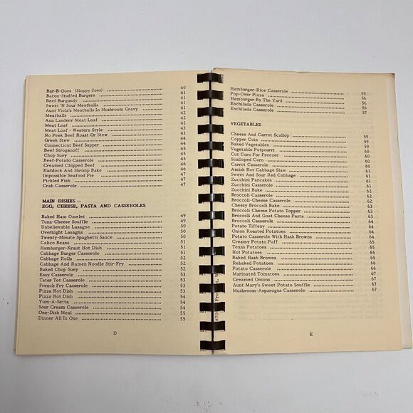 Vintage Cookbook The Good Cooks Cook Book Our Favorite Recipes Spiral Bound - Picture 6 of 10